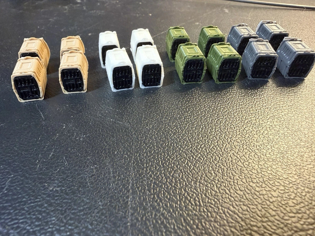 1/64 Scale Dog Kennel MultiColor (16-Pack) - Custom Scale Truck Accessories