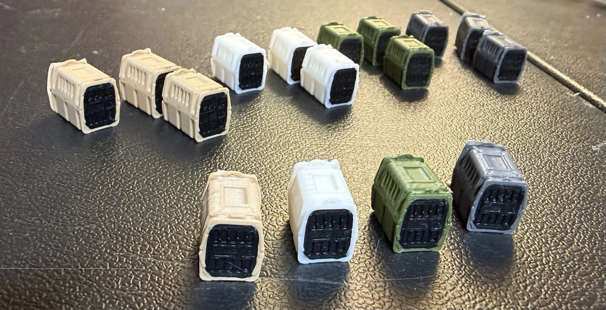 1/64 Scale Dog Kennel MultiColor (16-Pack) - Custom Scale Truck Accessories