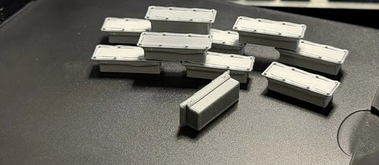 1/64 Scale Truck Toolbox With Rail (10-Pack) / Custom Farm Toys & ACC.