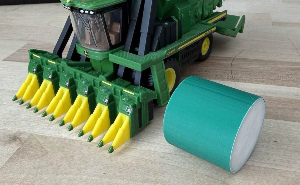 1/64 Scale Cotton Bale - Custom Farm Toys & Displays (8-Pack)