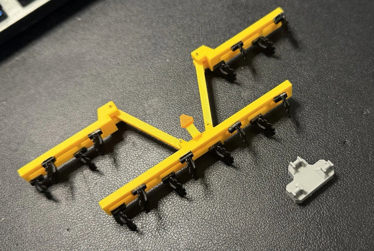 1/64 Scale 3PT Stackfold Delta Plow Kit V2 - Custom Farm Toys / ACC.
