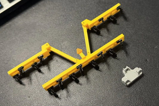1/64 Scale 3PT Stackfold Delta Plow Kit V2 - Custom Farm Toys / ACC.