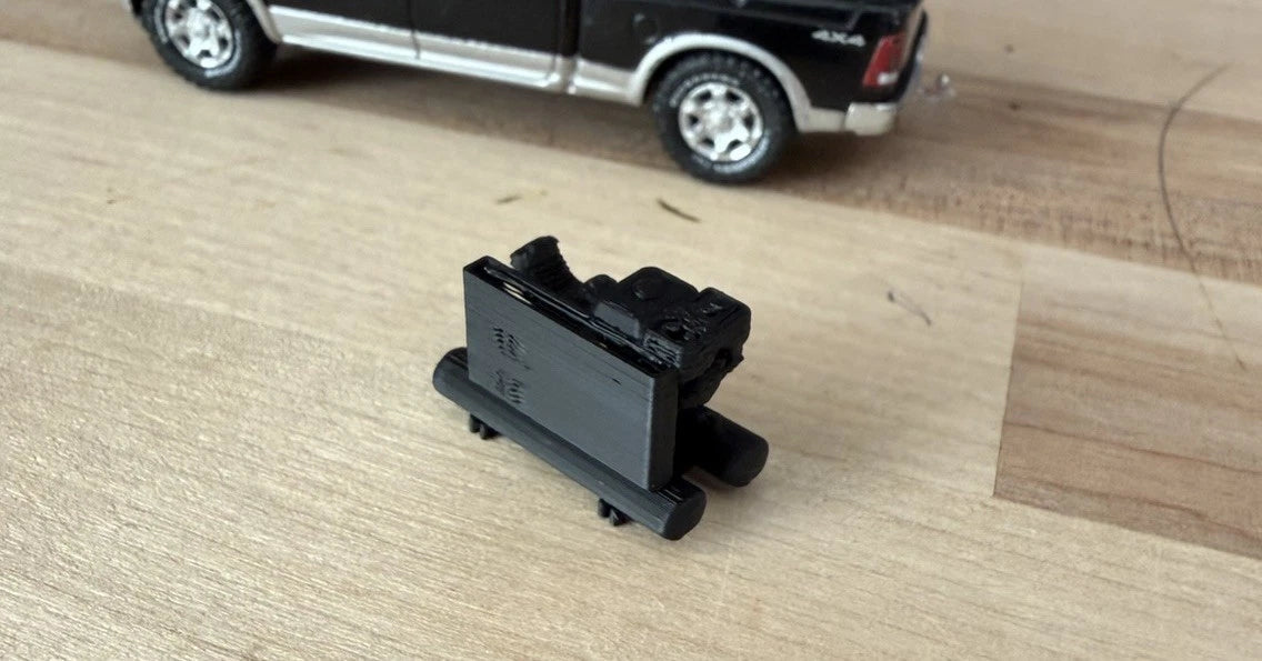 1/64 Scale Service Truck Air Compressor For Custom Farm Toy Displays (5-Pack)