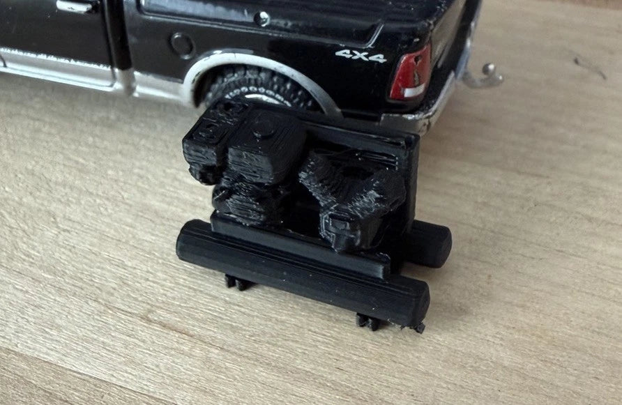1/64 Scale Service Truck Air Compressor For Custom Farm Toy Displays (5-Pack)