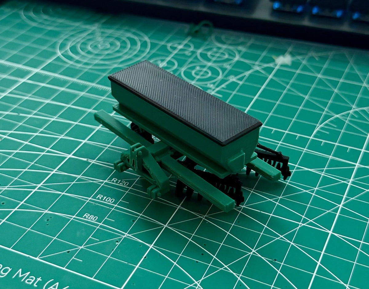 1/64 Rice Levee Plow w/ Seeder - Custom Farm Toys / Accessories