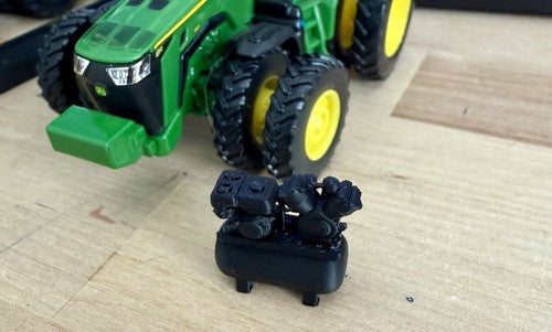 1/64 Scale Service Truck Air Compressor V2 For Custom Farm Toy Displays (5-Pack)